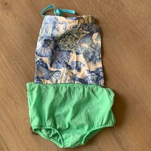 Hive Vibes up cycled  beach Romper